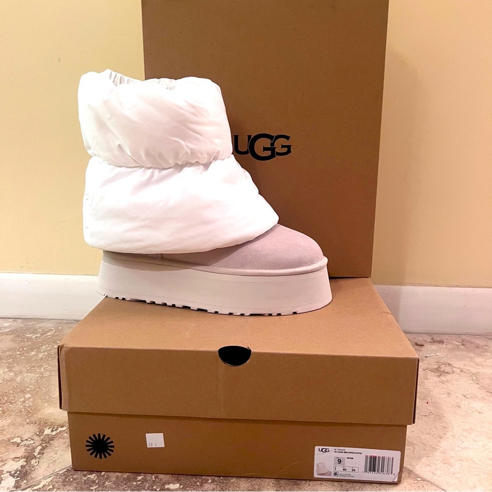 NWT UGG®Women's Dipper Puffer XL Plushwarmer Boots Size 9